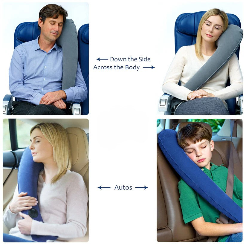 Ergonomic Travel Neck Pillow for Airplane & Car Comfort