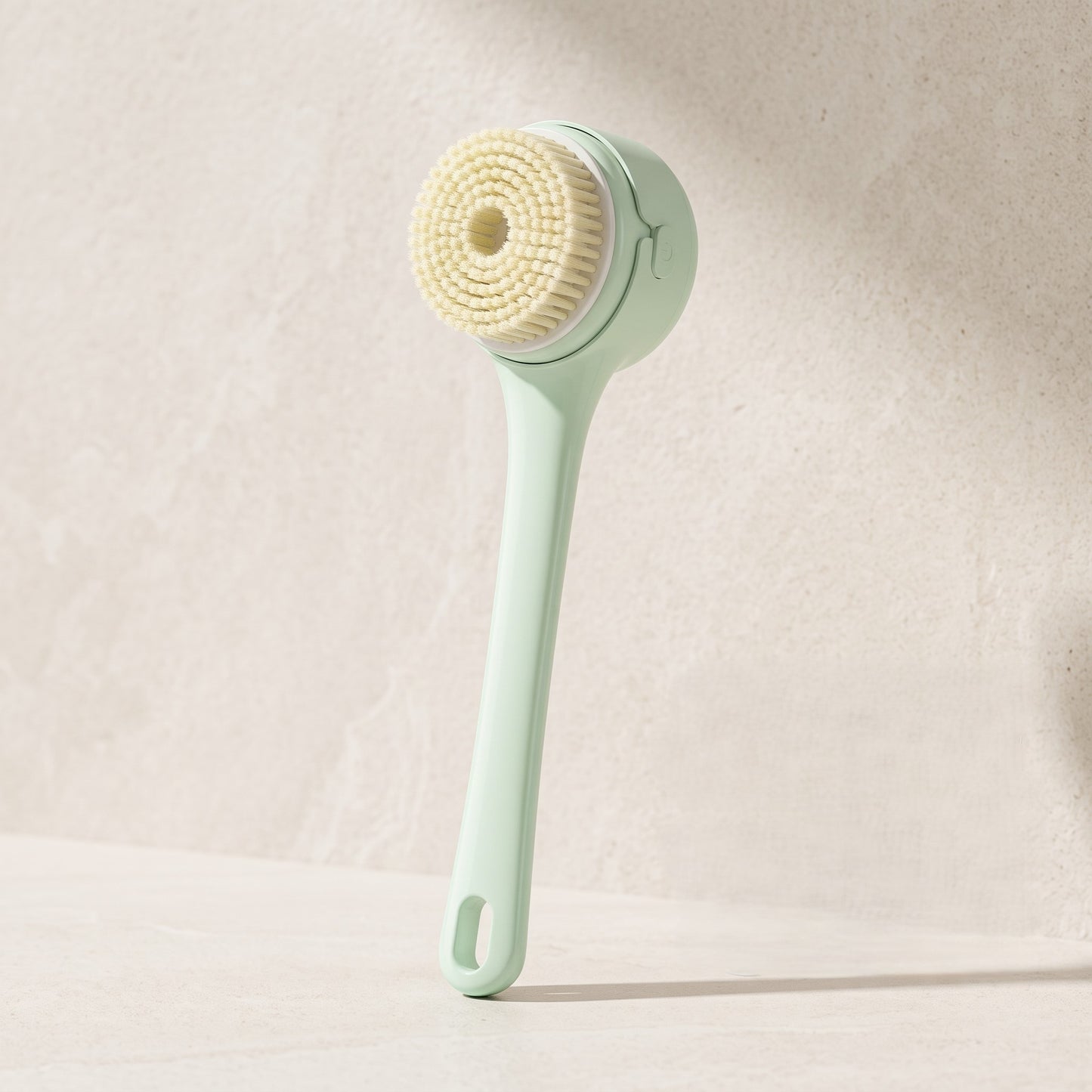 5-Head Rotating Electric Shower Brush with Long Handle