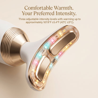 5-Mode LED Face & Neck Massager with EMS & Warming