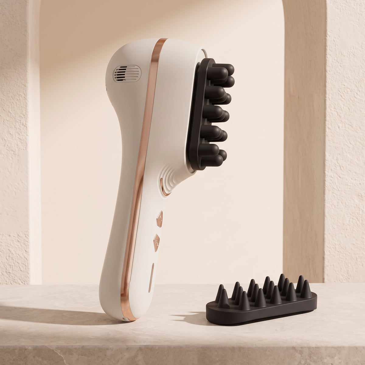 5-Speed Dual-Head Electric Scalp Massage Comb