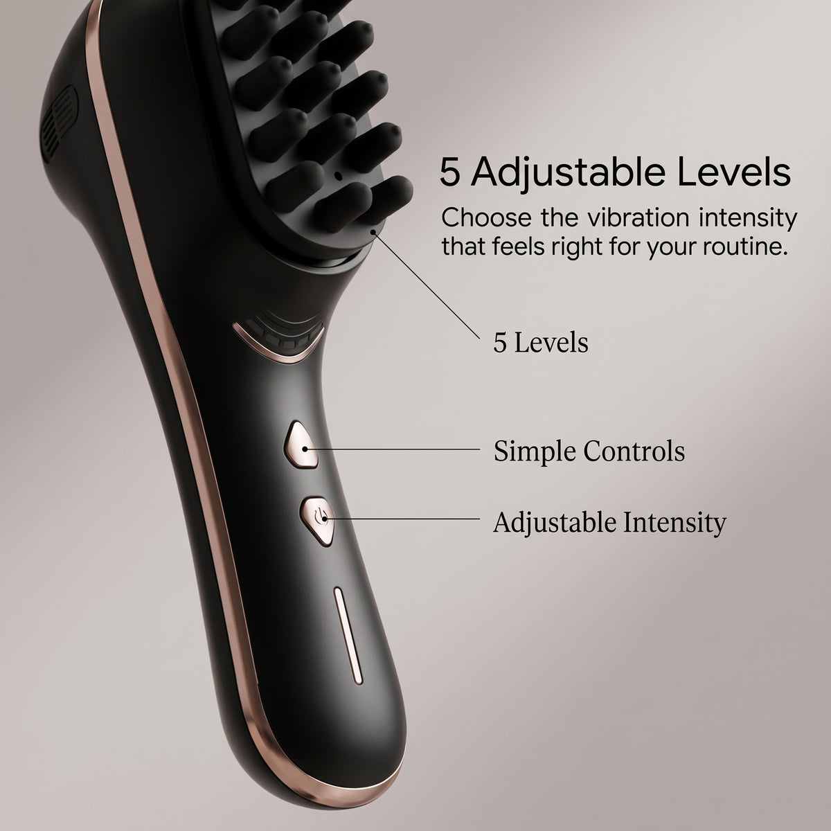 5-Speed Dual-Head Electric Scalp Massage Comb