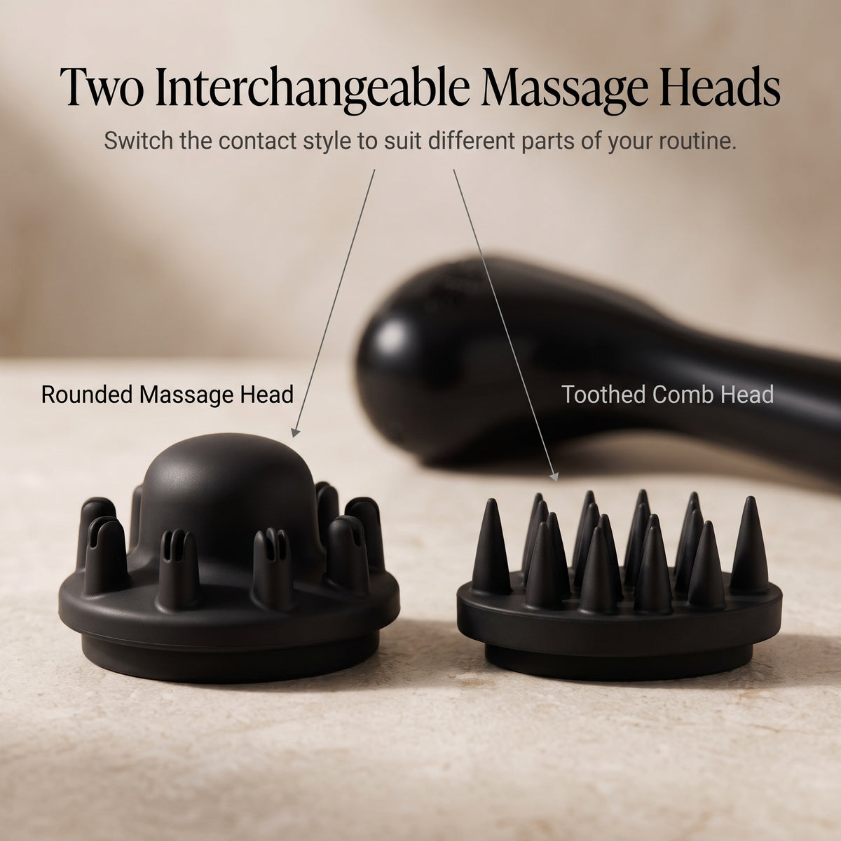 5-Speed Dual-Head Electric Scalp Massage Comb
