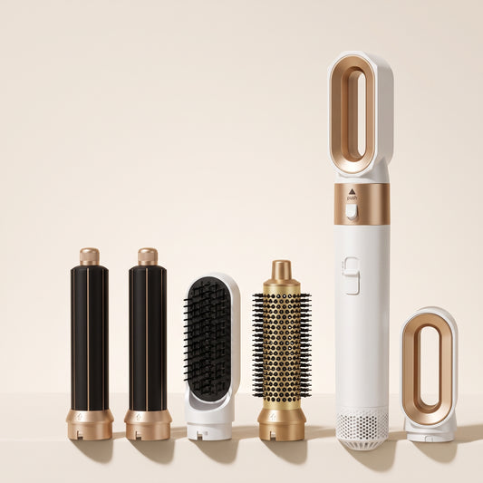 5-in-1 Air Styler Hair Dryer & Curling Brush Set