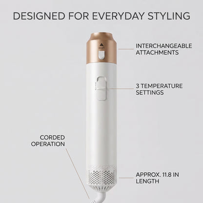 5-in-1 Air Styler Hair Dryer & Curling Brush Set