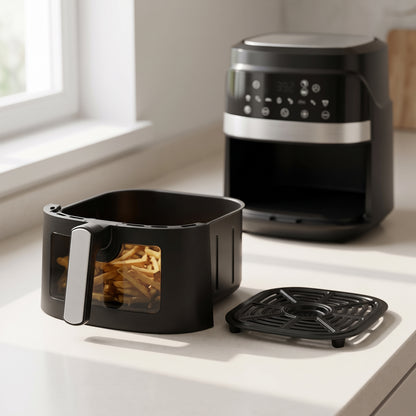5.5L Digital Air Fryer with Viewing Window & 8 Cooking Presets