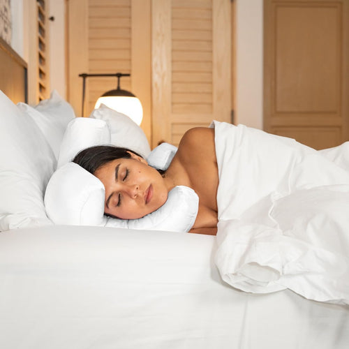 Ergonomic Side Support Pillow for Elevated Rest