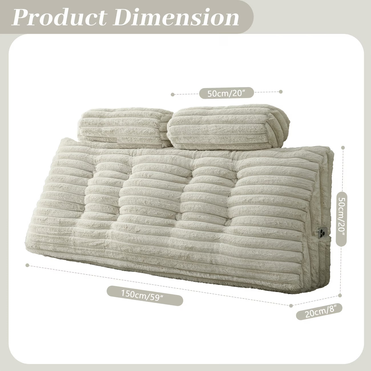 Kovelli™ LoungeWedge Reading Headboard Pillow