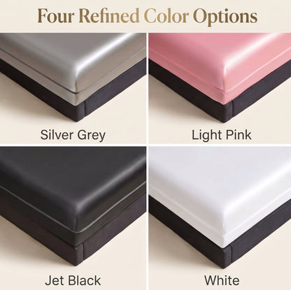 6-Sided Satin Zipper Mattress Encasement with Deep Pocket Fit