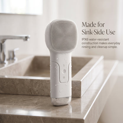 6-in-1 Warm & Cool Sonic Facial Cleansing Brush