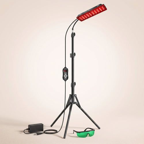 660nm + 850nm Red & Near-Infrared Light Therapy Panel with Tripod