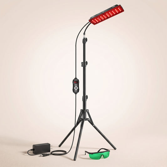 660nm + 850nm Red & Near-Infrared Light Therapy Panel with Tripod