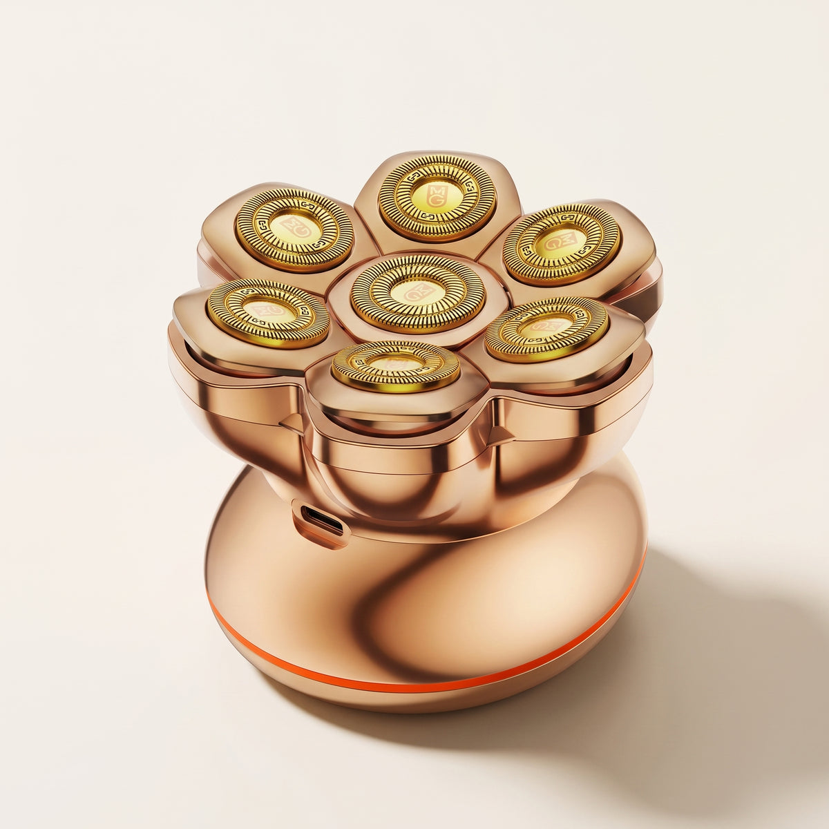 7-Head Magnetic Floating Rotary Head Shaver