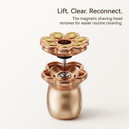 7-Head Magnetic Floating Rotary Head Shaver
