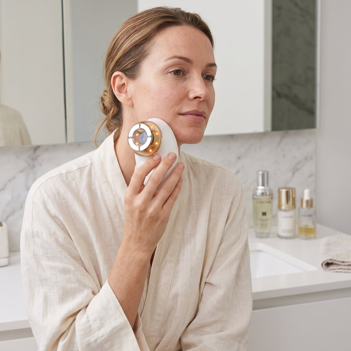 7-Mode LED Facial Suction & EMS Beauty Device