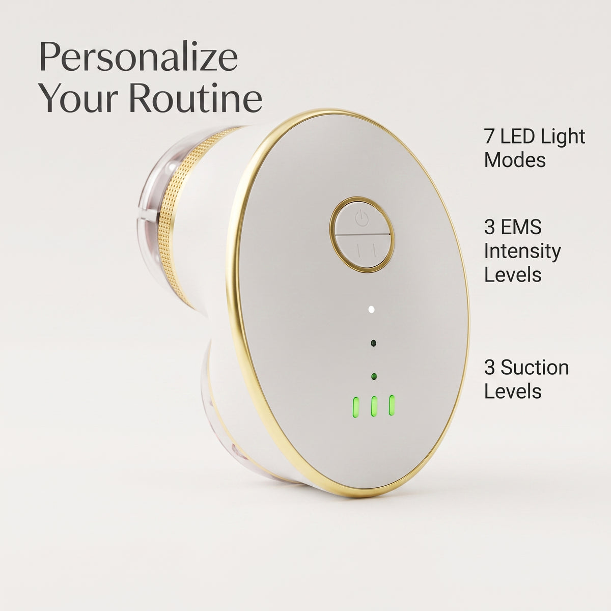 7-Mode LED Facial Suction & EMS Beauty Device