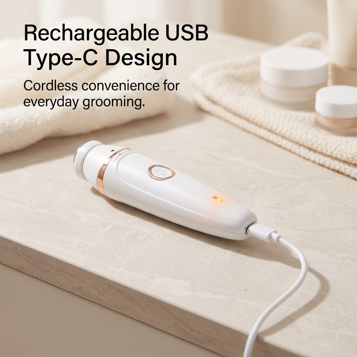 7-in-1 Rechargeable Women's Body Groomer & Electric Shaver