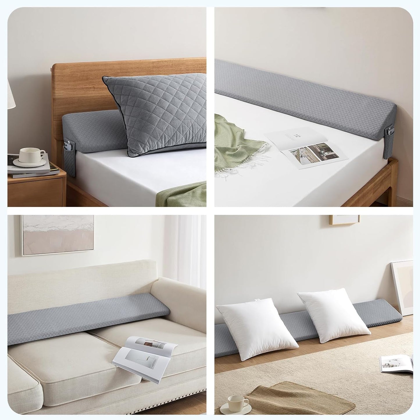 Memory Foam Bed Wedge Pillow for Sleeping