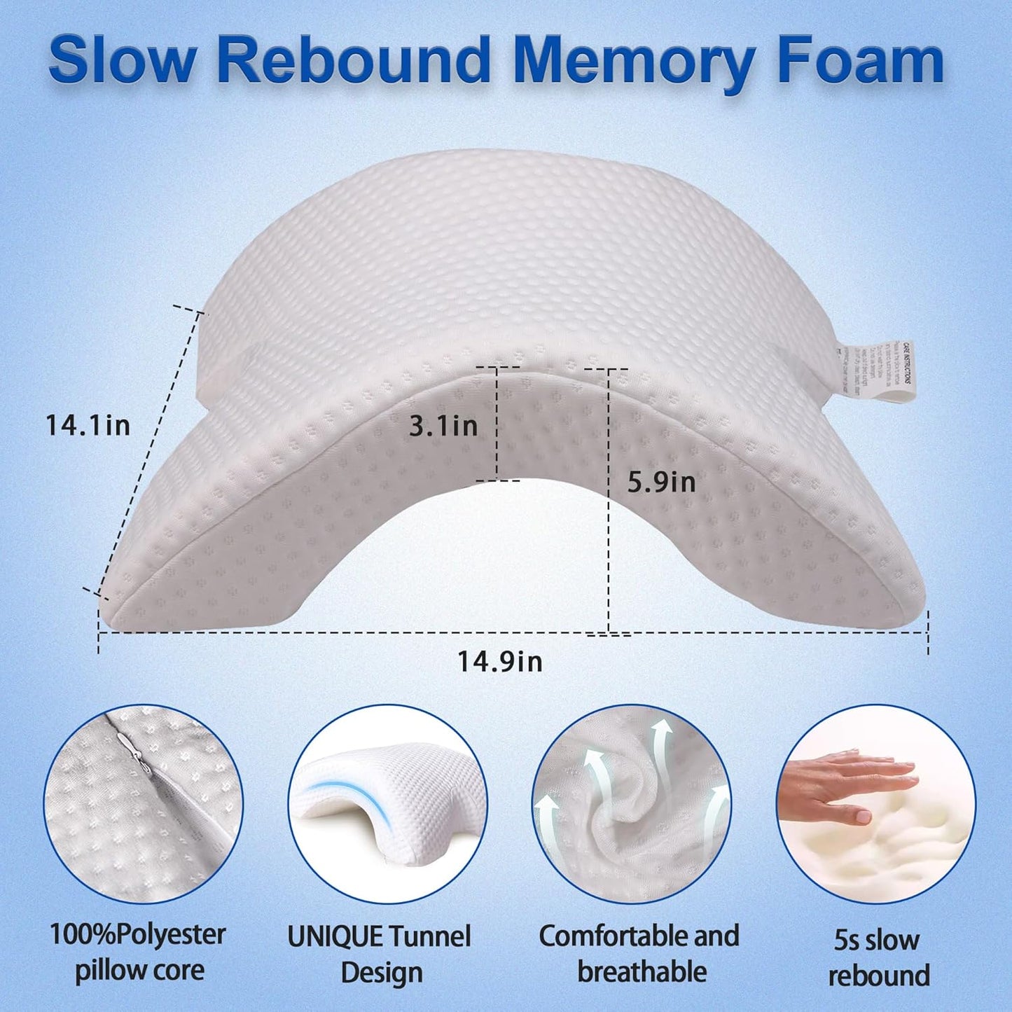 U Shaped Sleeping Cuddle Pillow
