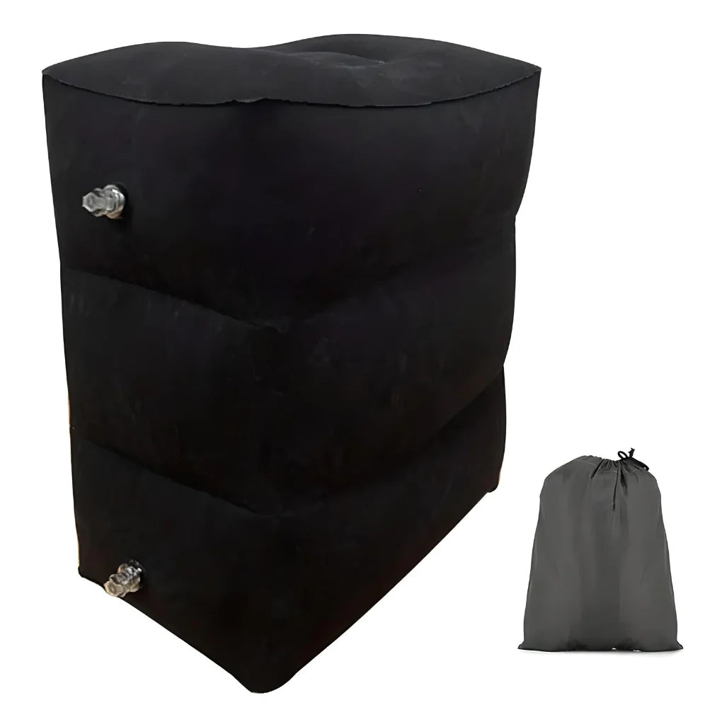 Inflatable Travel Footrest Pillow