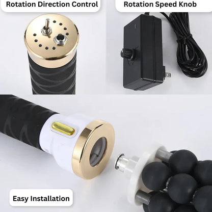 Electric Rolling Massage Stick for Muscle Relaxation
