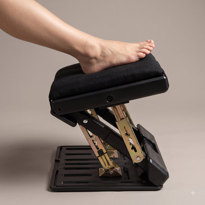 Adjustable Folding Cushioned Footrest with Multi-Position Support