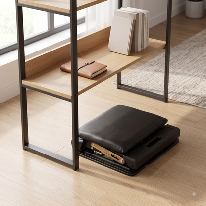 Adjustable Folding Cushioned Footrest with Multi-Position Support