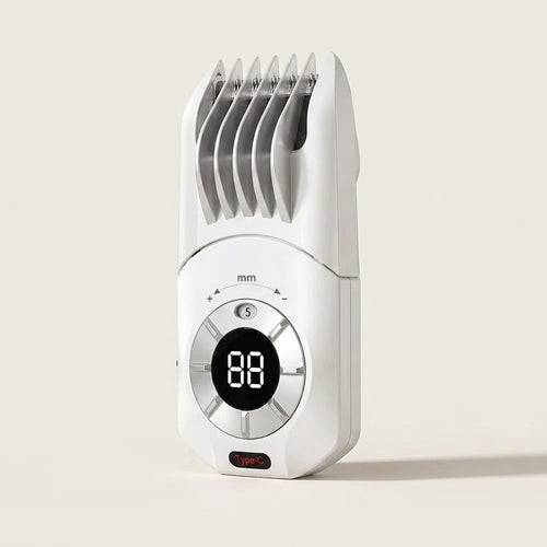 Adjustable Home Hair Clipper with LCD Display & Detachable Blade