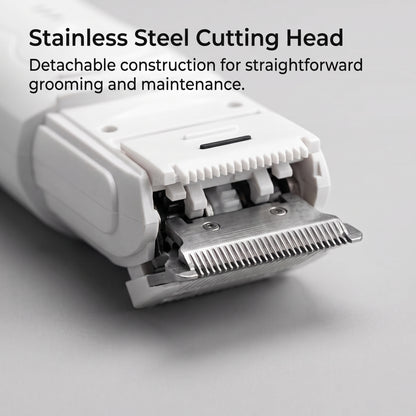Adjustable Home Hair Clipper with LCD Display & Detachable Blade