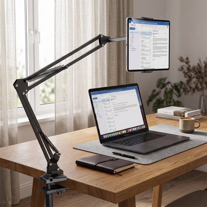 Adjustable Long Arm Tablet & Phone Bed Stand Holder