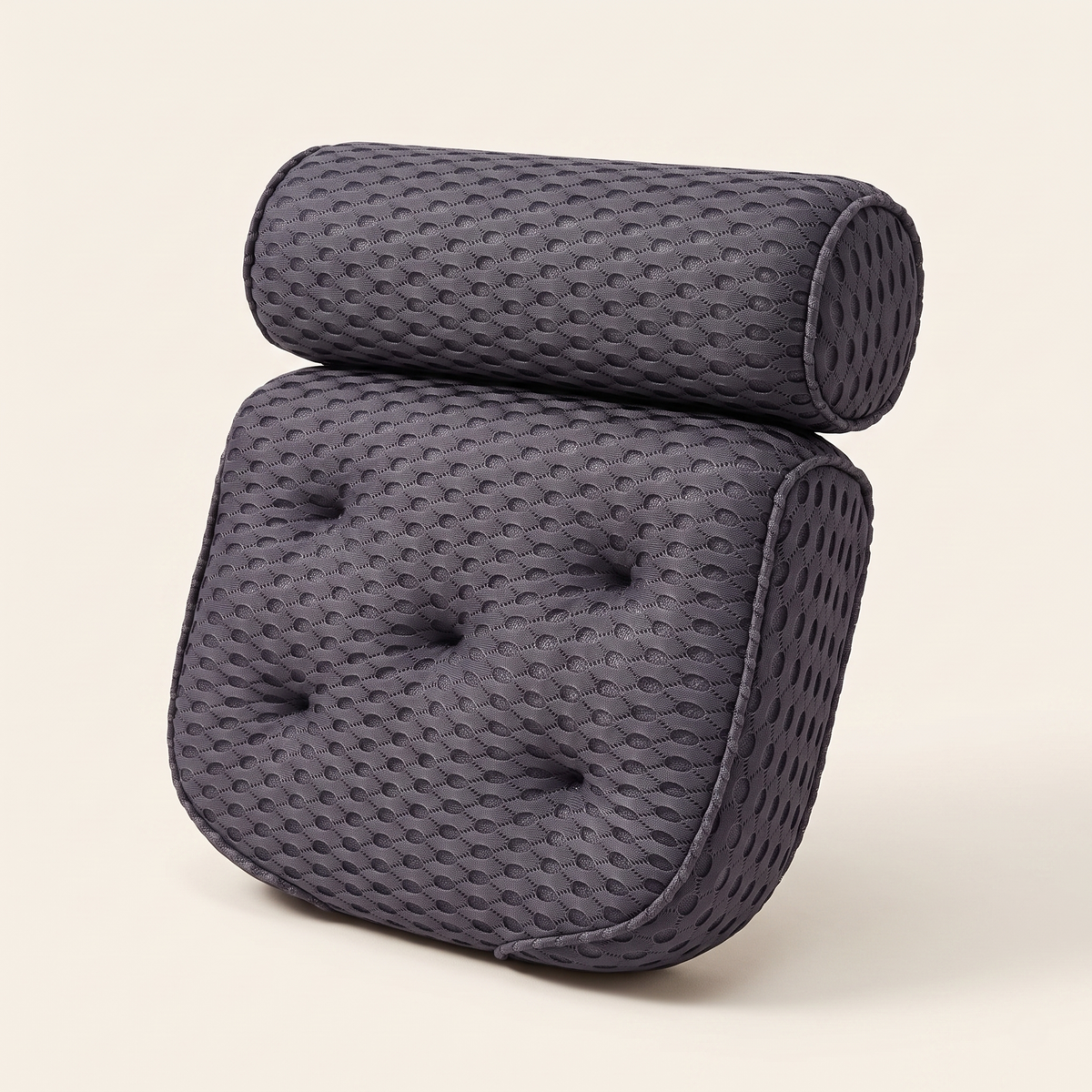 Air Mesh Bathtub Pillow with Neck & Back Support