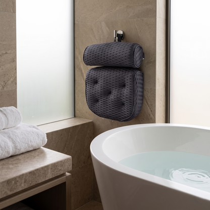 Air Mesh Bathtub Pillow with Neck & Back Support