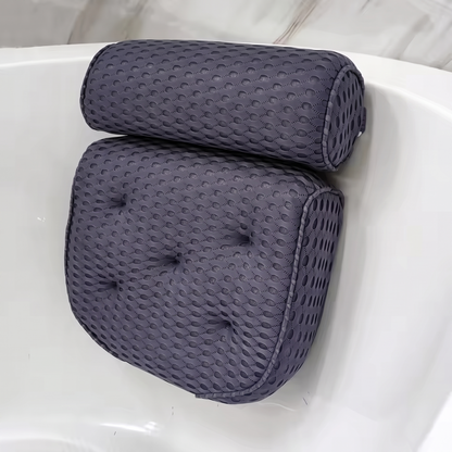 Air Mesh Bathtub Pillow with Neck & Back Support