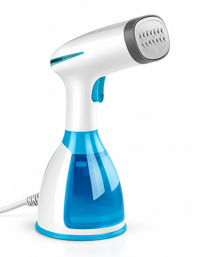 Handheld Garment Steamer with Continuous Steam Lock & Removable Tank