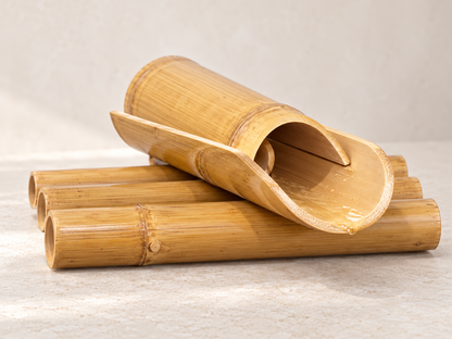Bamboo Desktop Water Fountain with Recirculating Pump & Planter