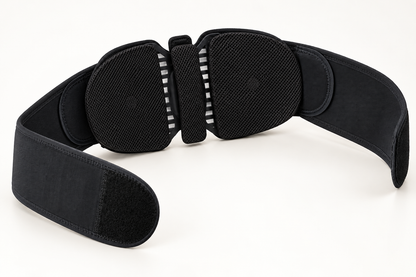 Butterfly-Plate Lumbar Support Belt with Adjustable Tension Straps
