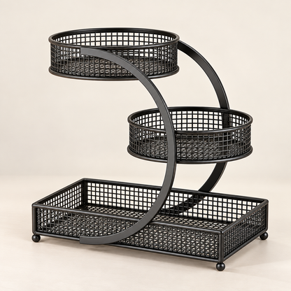 3-Tier Arched Makeup & Skincare Organizer Rack