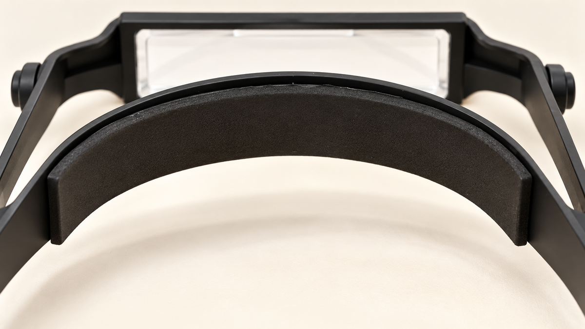Headband Magnifying Glass with 4 Interchangeable Lenses, 1.6X-3.5X