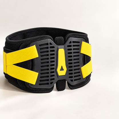 Butterfly-Plate Lumbar Support Belt with Adjustable Tension Straps