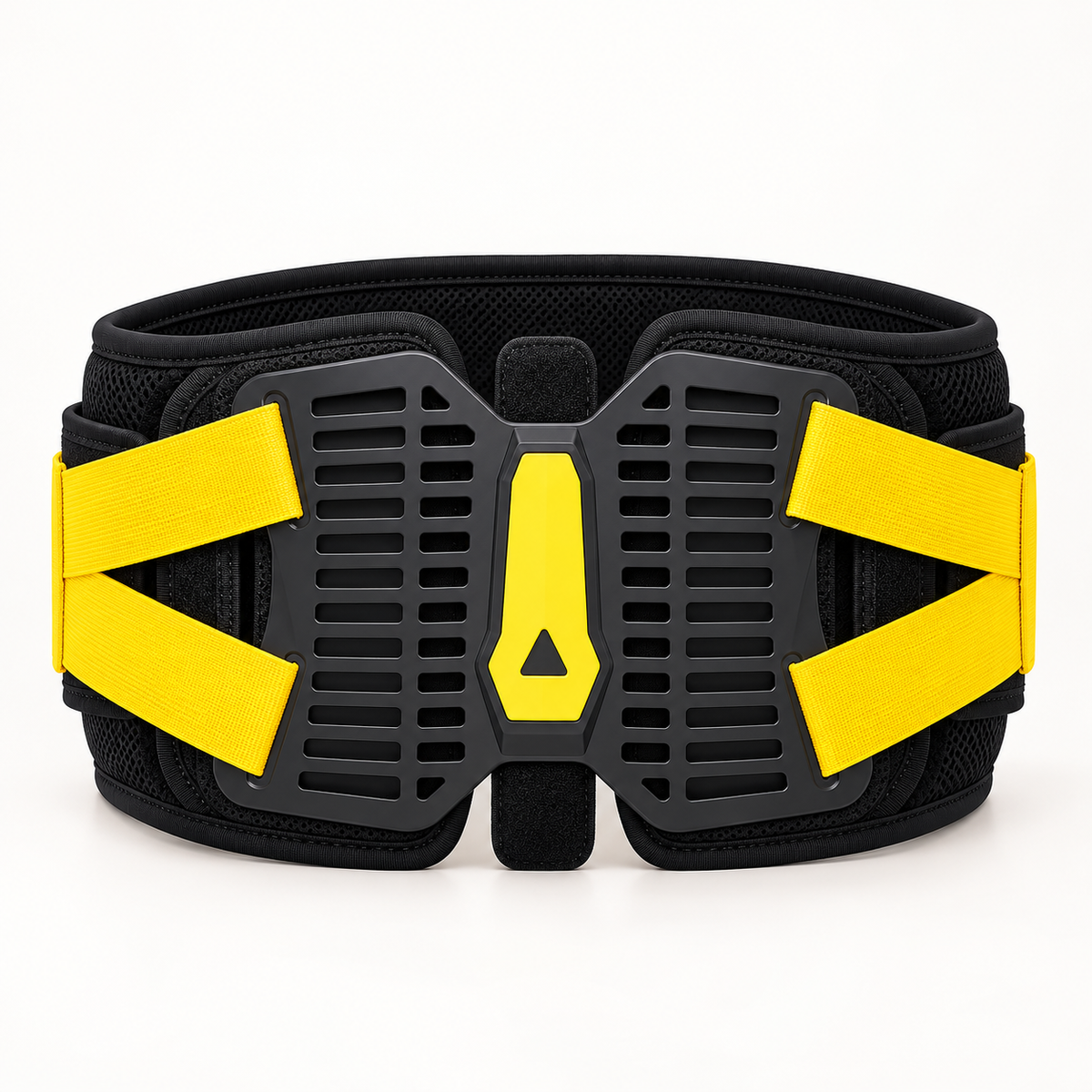 Butterfly-Plate Lumbar Support Belt with Adjustable Tension Straps
