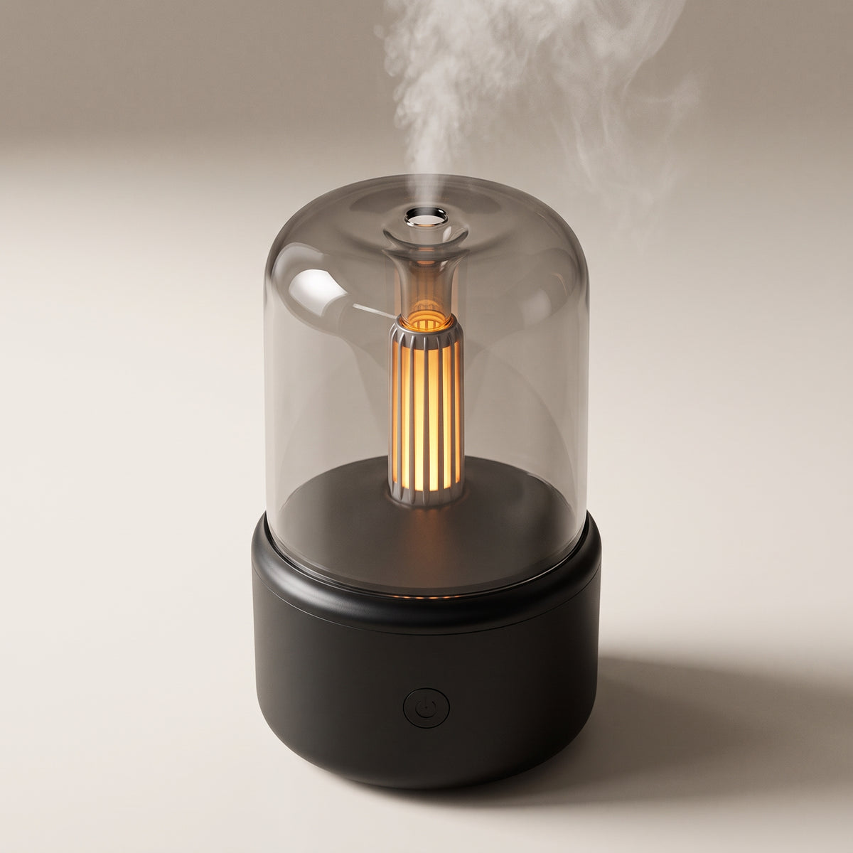 Candlelight Essential Oil Diffuser with Ambient Mist and Auto Shutoff