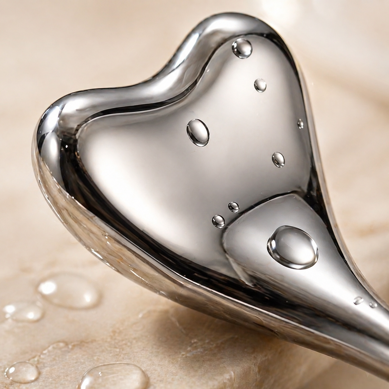 Stainless Steel Cooling Eye Massage Tool for Skin Refresh & Relaxation