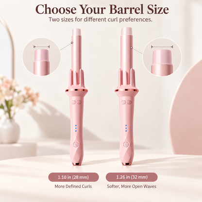 Automatic Rotating Tourmaline Ceramic Hair Curler, 28mm/32mm