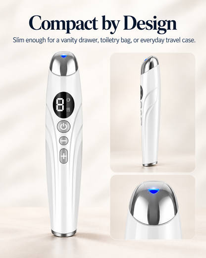 Eye Massager with Warm Compress & 9-Level Micro-Vibration & 3-Modes