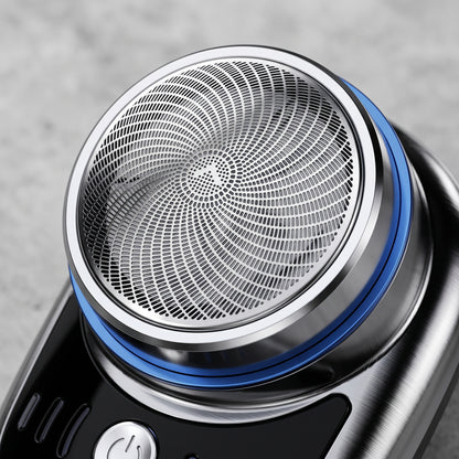 Compact Electric Rotary Shaver with Flex Mesh Head & Digital Display
