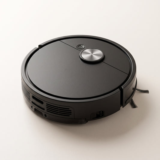 Compact Robot Vacuum & Mop with Dual Side Sweeping Brushes