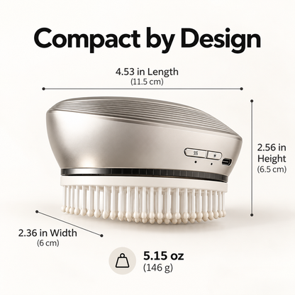 Rechargeable Red Light Vibrating Scalp Massage Comb