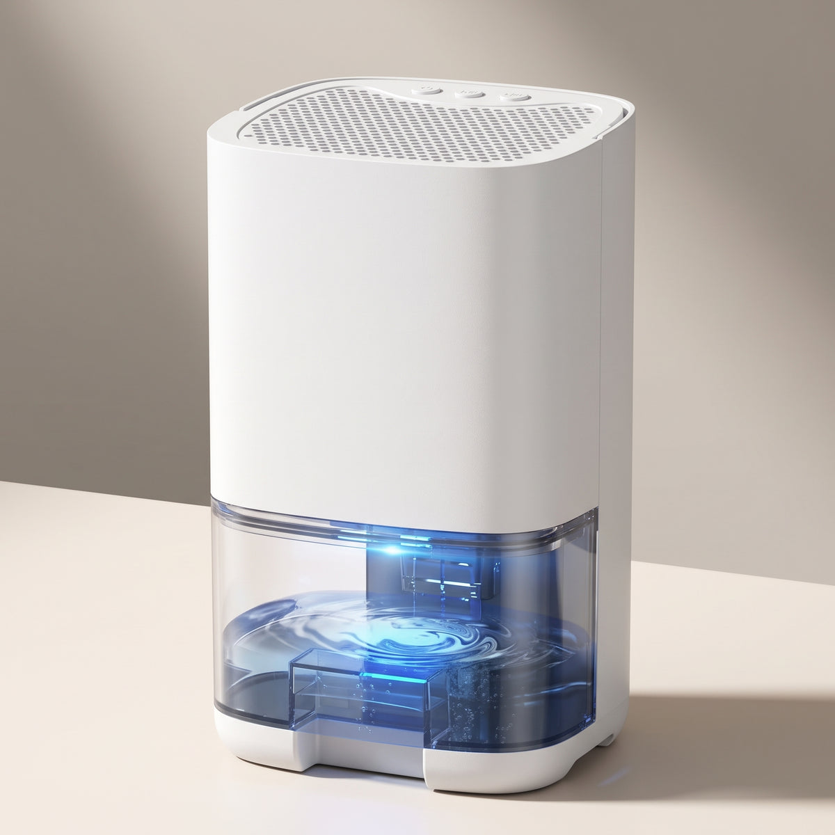 Compact Thermoelectric Dehumidifier with 1000 mL Tank & Sleep Mode
