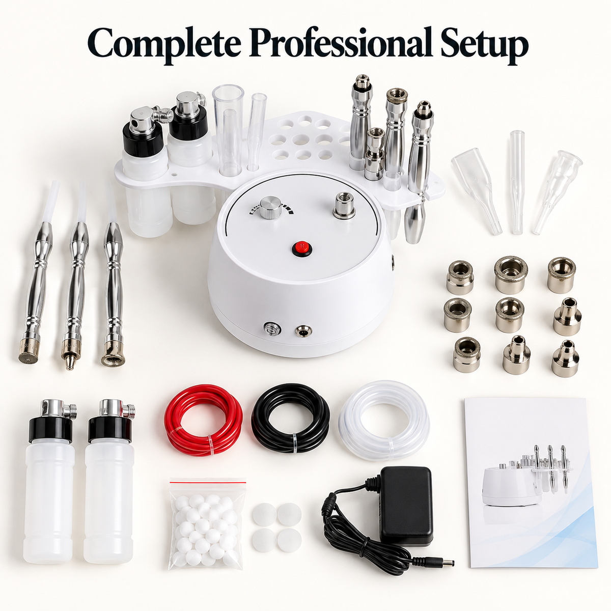 Professional 3-in-1 Diamond Microdermabrasion Facial System with Vacuum & Mist Spray