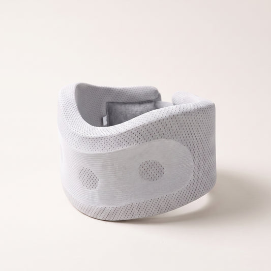 Contoured Foam Neck Support Collar with Adjustable Wraparound Fit