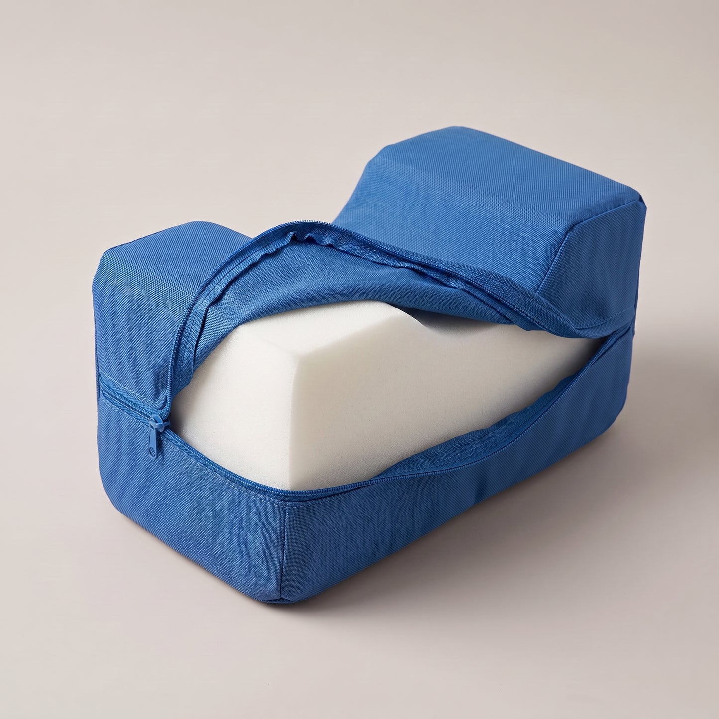 Contoured Foot Elevation Support Pillow Pair with Washable Covers